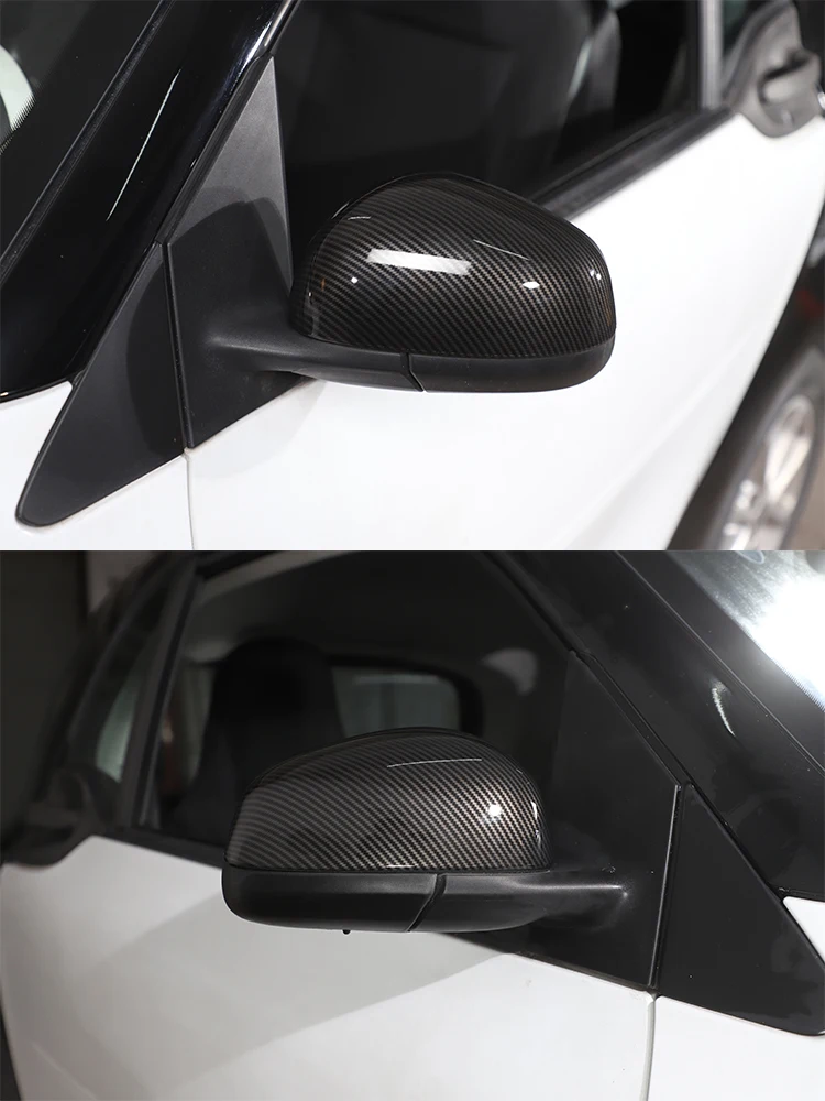 Boîtier de rétroviseur de voiture ABS, couvercle de protection, accessoires décoratifs pour Mercedes Smart 451 453 Fortwo Forfour 2009 – 2021