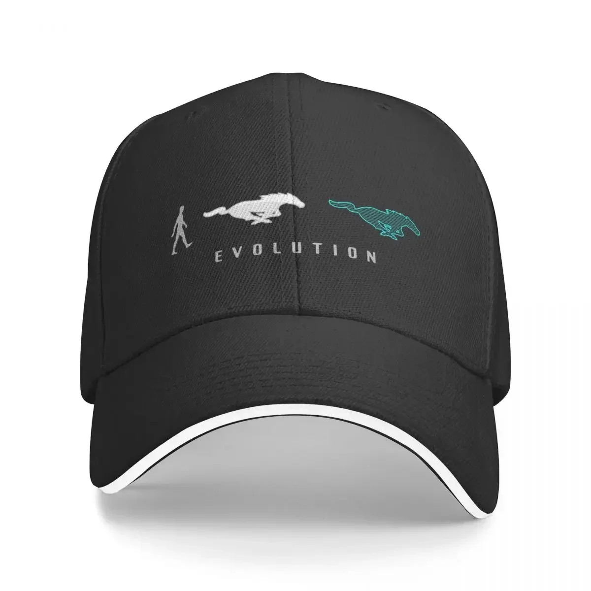 HUMAN EVOLUTION | MUSTANG MACH E DRIVERS Baseball Cap Big Size Hat sun hat Hat Beach Designer Man Women's