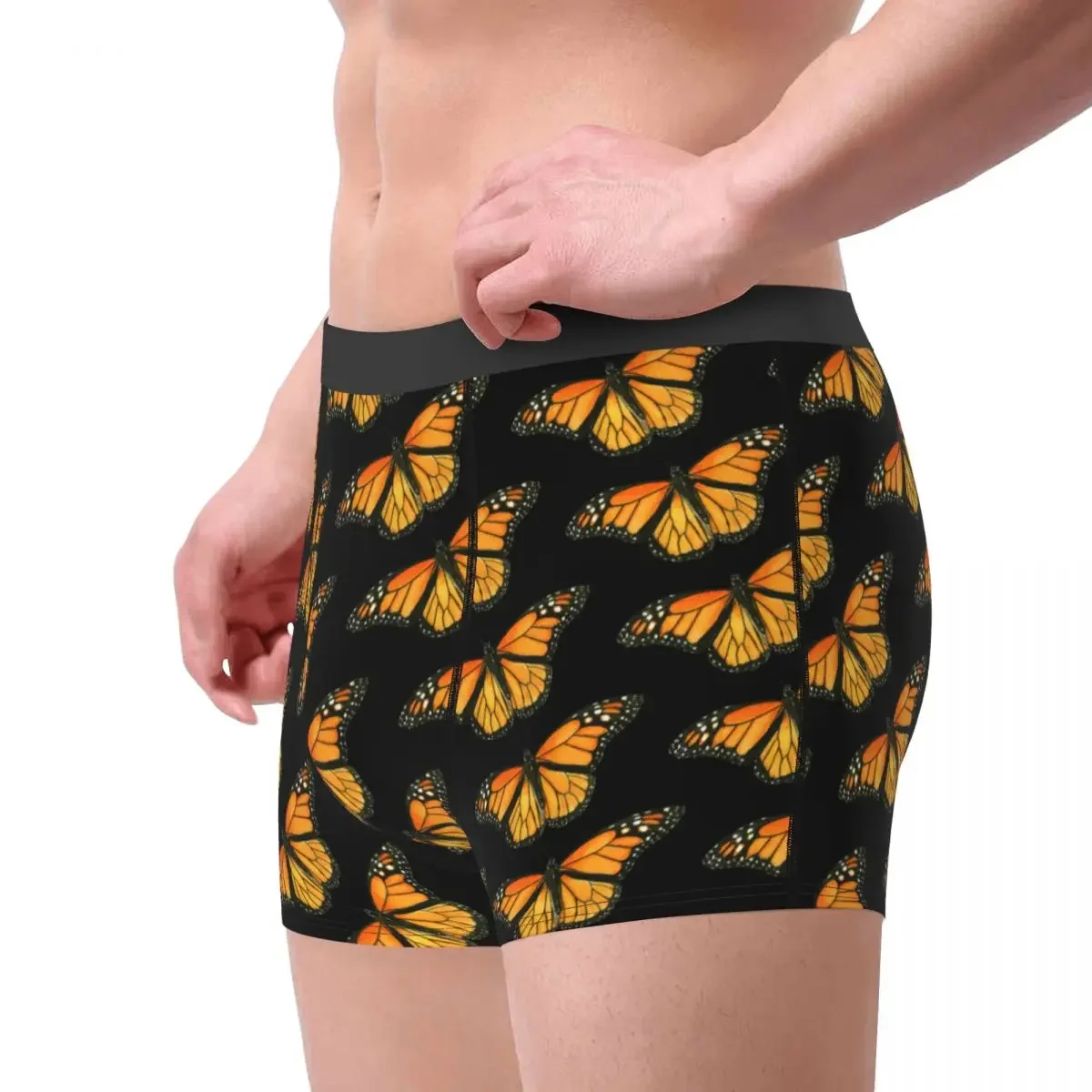 Monarch Underpants Breathbale Panties Male Underwear Print Shorts Boxer Briefs