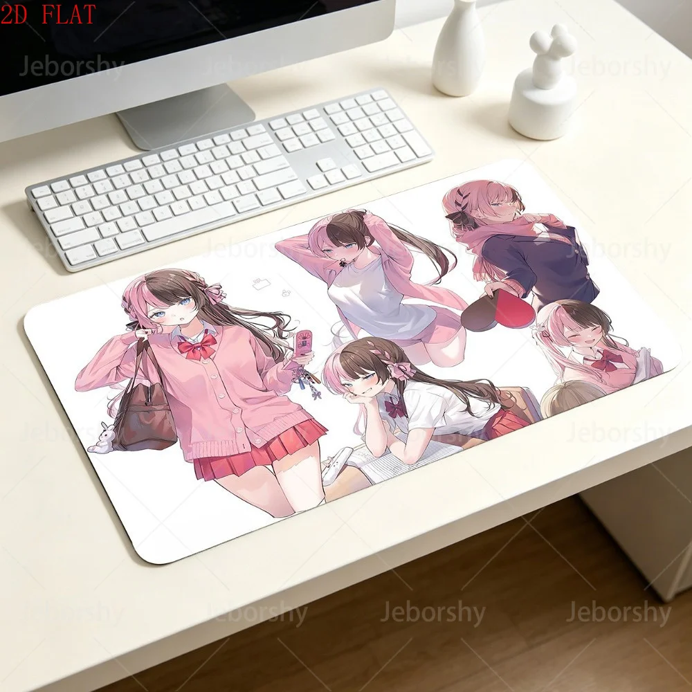 

HYBXAXCmouse pad,anime gaming keyboard pad,VSPO Hinano Tachibana desk mouse mat,speed rubber cartoon laptop computer PCmouse pad