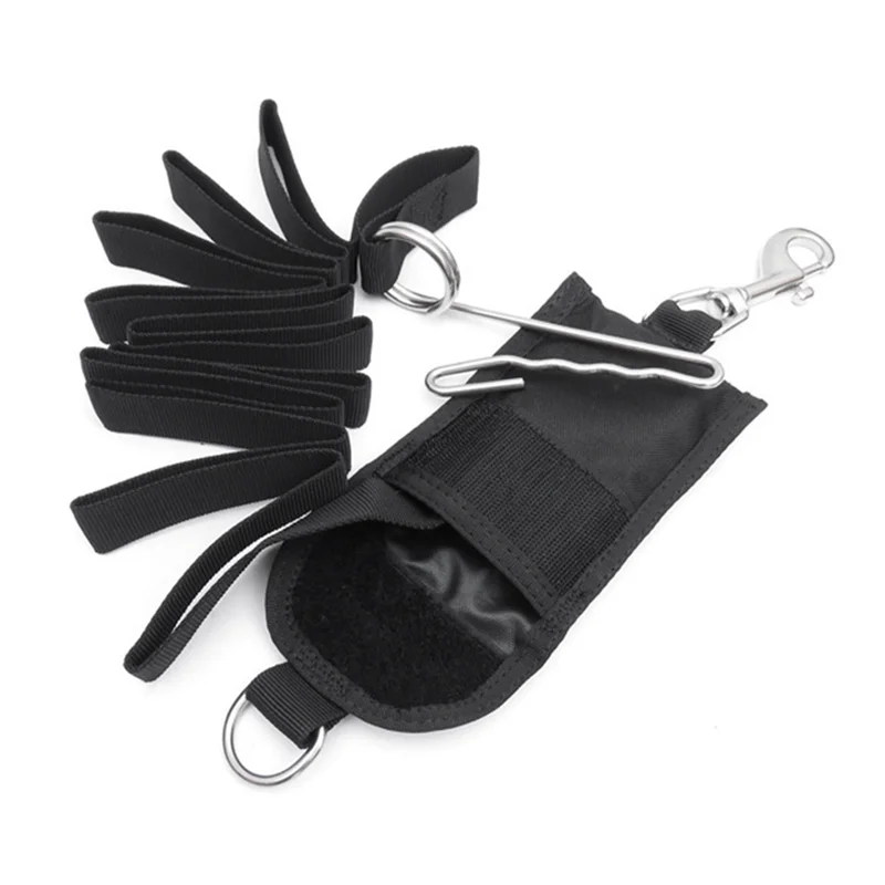 Scuba Diving Jon Line Set with Deco Garvin Hook and Swivel Hook D Ring Quick Installation Diving Accessories