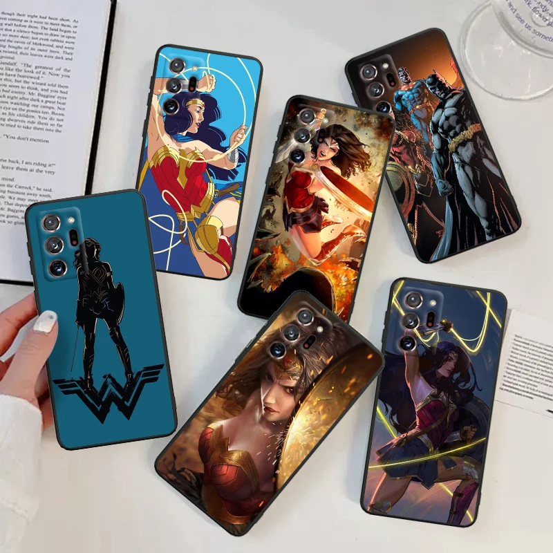 Movie Wonders Womans Hero For Samsung A53 A52 A33 A32 A51 A71 A21S A13 A73 A55 A22 A23 A35 A72 A54 A12 5G Black Back Phone Case