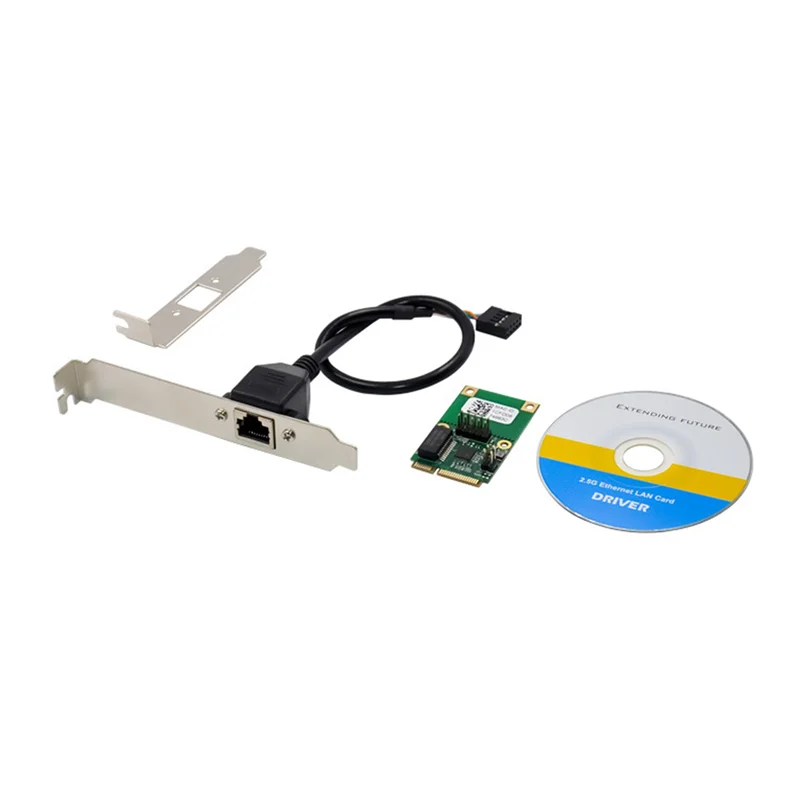 RTL8125B Mini PCIE Single Port Network Card 2.5G Ethernet LAN Card Realtek 8125B Industrial Control Network Card