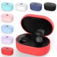 Silicone Case For Xiaomi Redmi Airdots 1/2 Cover Protective Earphone Case Headphones Cases Protective Charging Box Bag