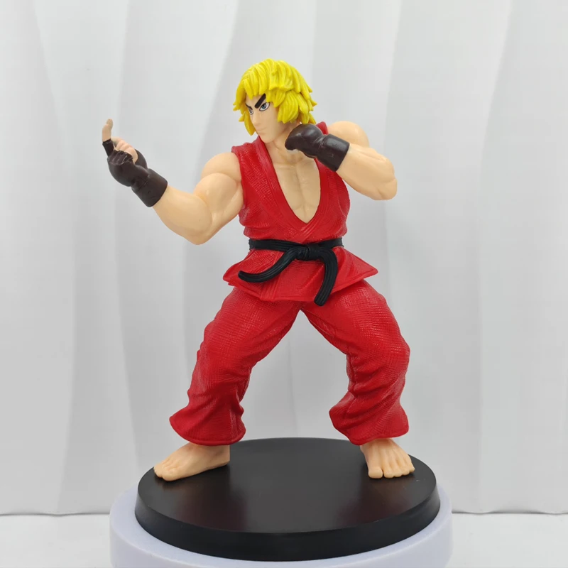 Anime Street Fighter Kampfspiel Actionfigur Ken Masters Hoshi Ryu PVC Kawaii Spielzeug Puppen Raumdekoration Geburtstagsgeschenk für Jungen!