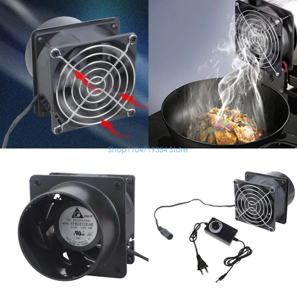 0xld-エネルギー効率の良いファン-81cfm-5700rpm-静かな動作屋内植物栽培用インラインダクトファン