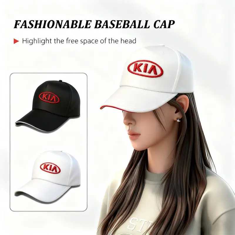 كيا شعار قبعة بيسبول الرجال النساء قابل للتعديل بلغت ذروتها قبعة لكيا EV6 ستينغر ريو سورينتو بيكانتو Ceed بوريغو سيروس K4 K5 K8 K9