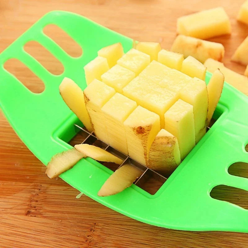 Potato Cutter Cut Into Strips French Fries Slicer Tool Kitchen Gadgets Random Cortador De Patatas Coupe Frites Овощерезка 제단기 감자