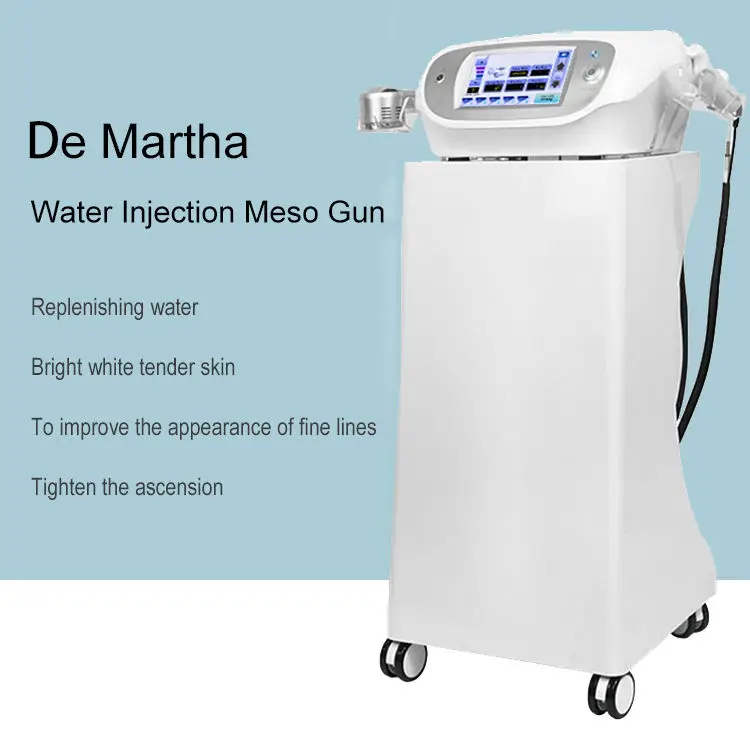 Dermashine Pro Multifunctional Mesogun Vital Injector 2 Vacuum Needles 9 Pin Needle Water Mesotherapy for Sale Anti-aging