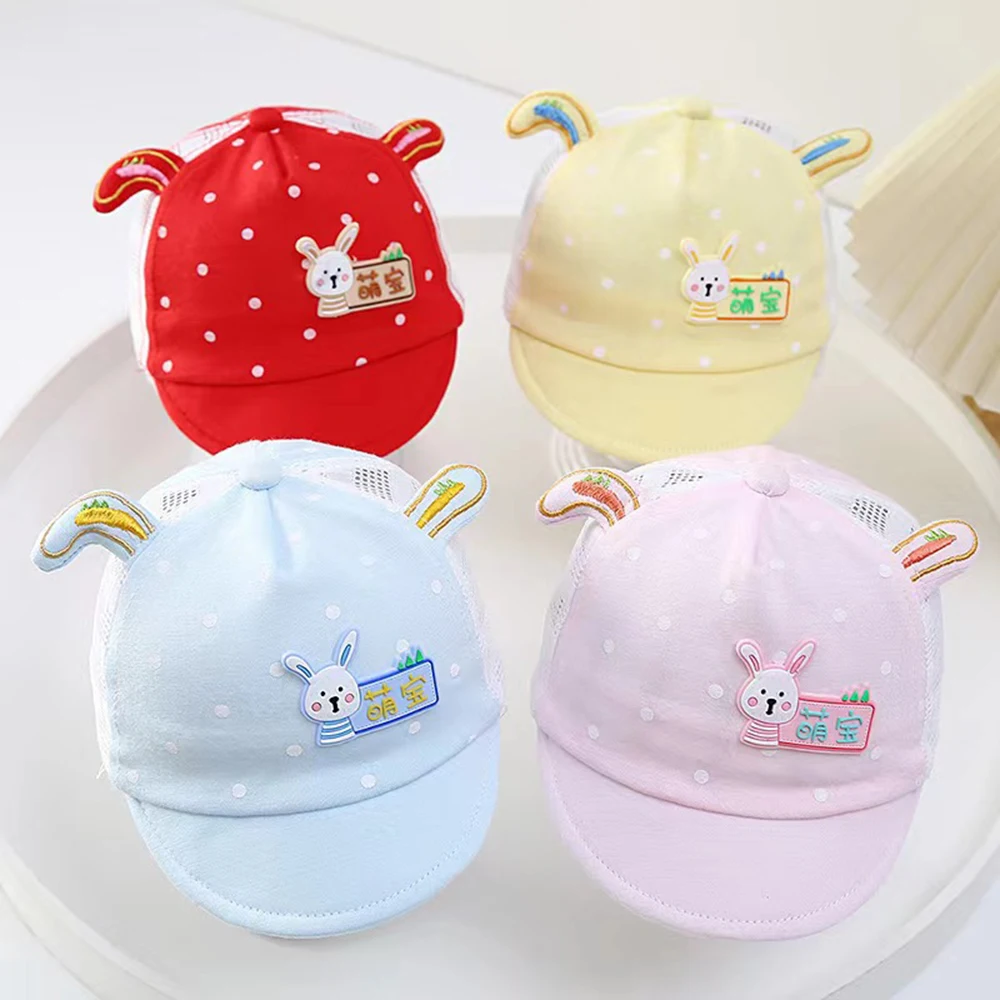 

Baby's Cute Hats Summer Korean Style Kid's Fashion Sunshade Peaked Caps 0-3-6 Months Infant Sun Visor Cap