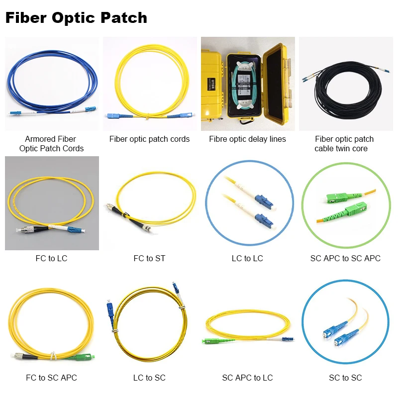 FOP Optical Fiber Patch Cable Simplex 9/125μm ST to ST Single-mode Fiber Jumper 1M 3M 5M 10M 15M 30M