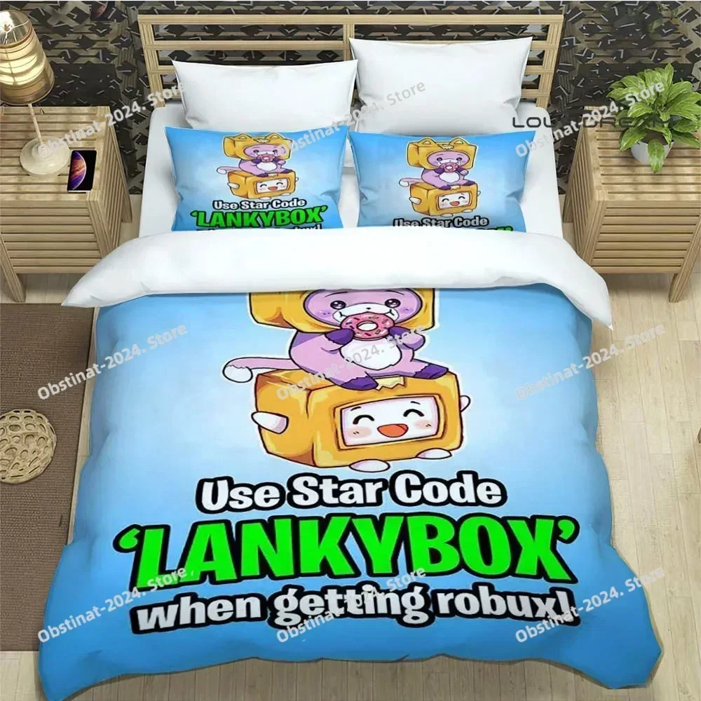 Lankybox Foxy Boxy cute Bedding Sets exquisite bed supplies set duvet cover bed comforter set bedding set luxury birthday gift
