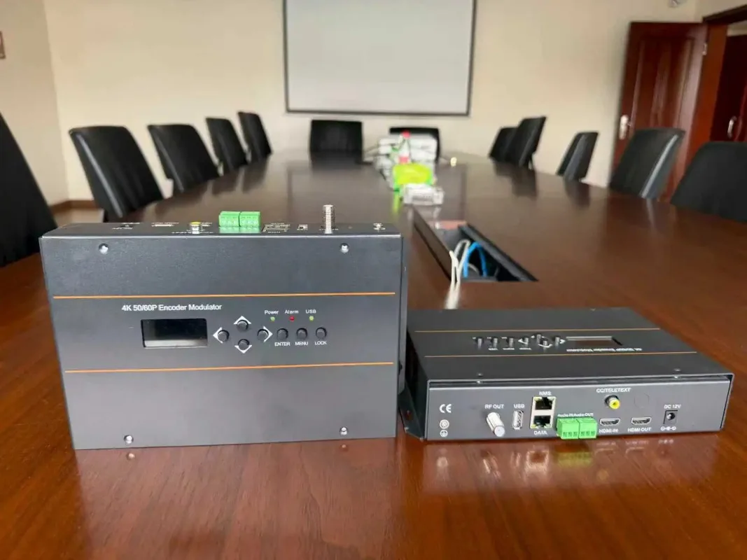 TL-3556 4K 50/60P HD MI H264 H265 DVB-C DVBT ISDB-T ATSC RF Encoder Modulator for Radio & TV Broadcasting Equipment