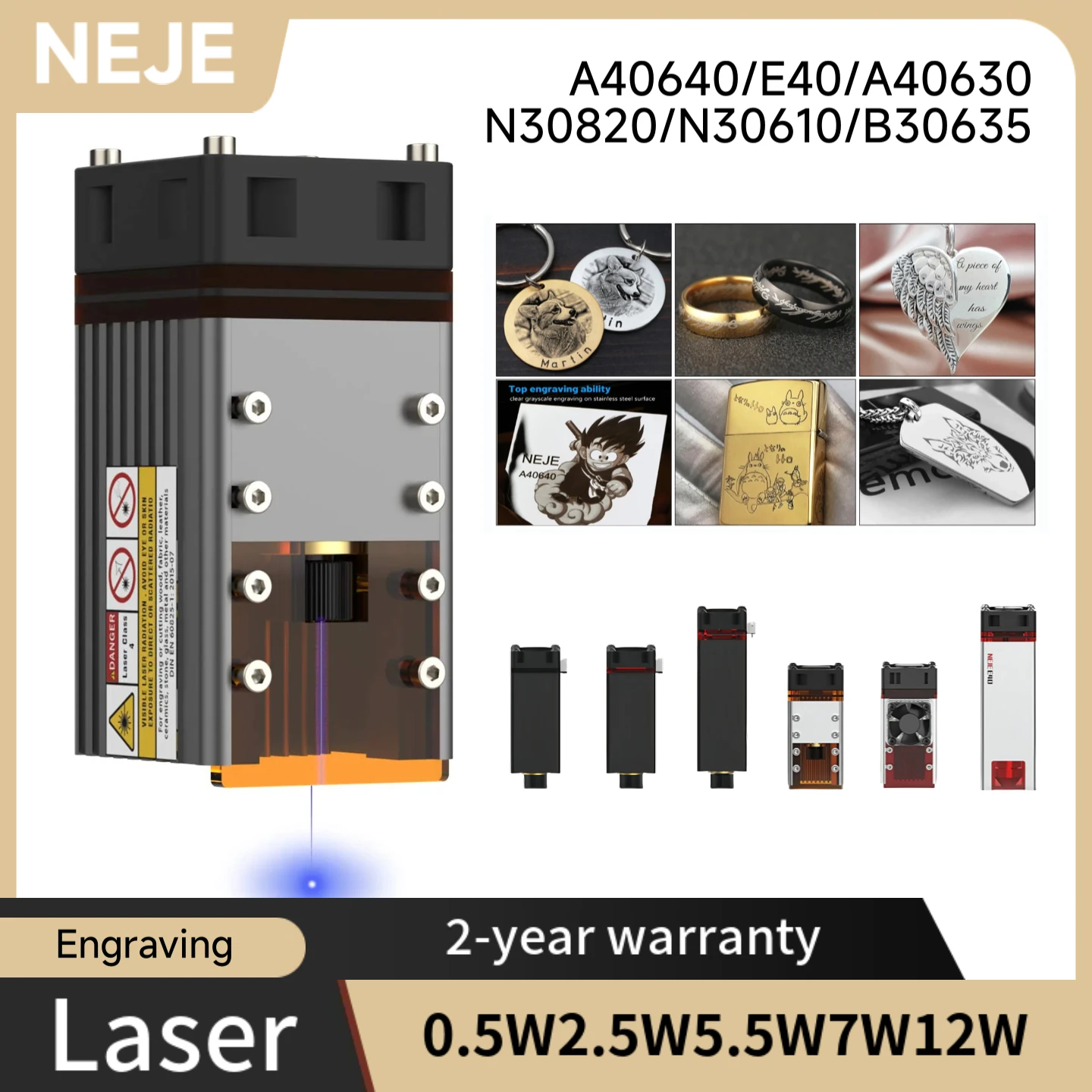 0.5-12W Laser Engra…