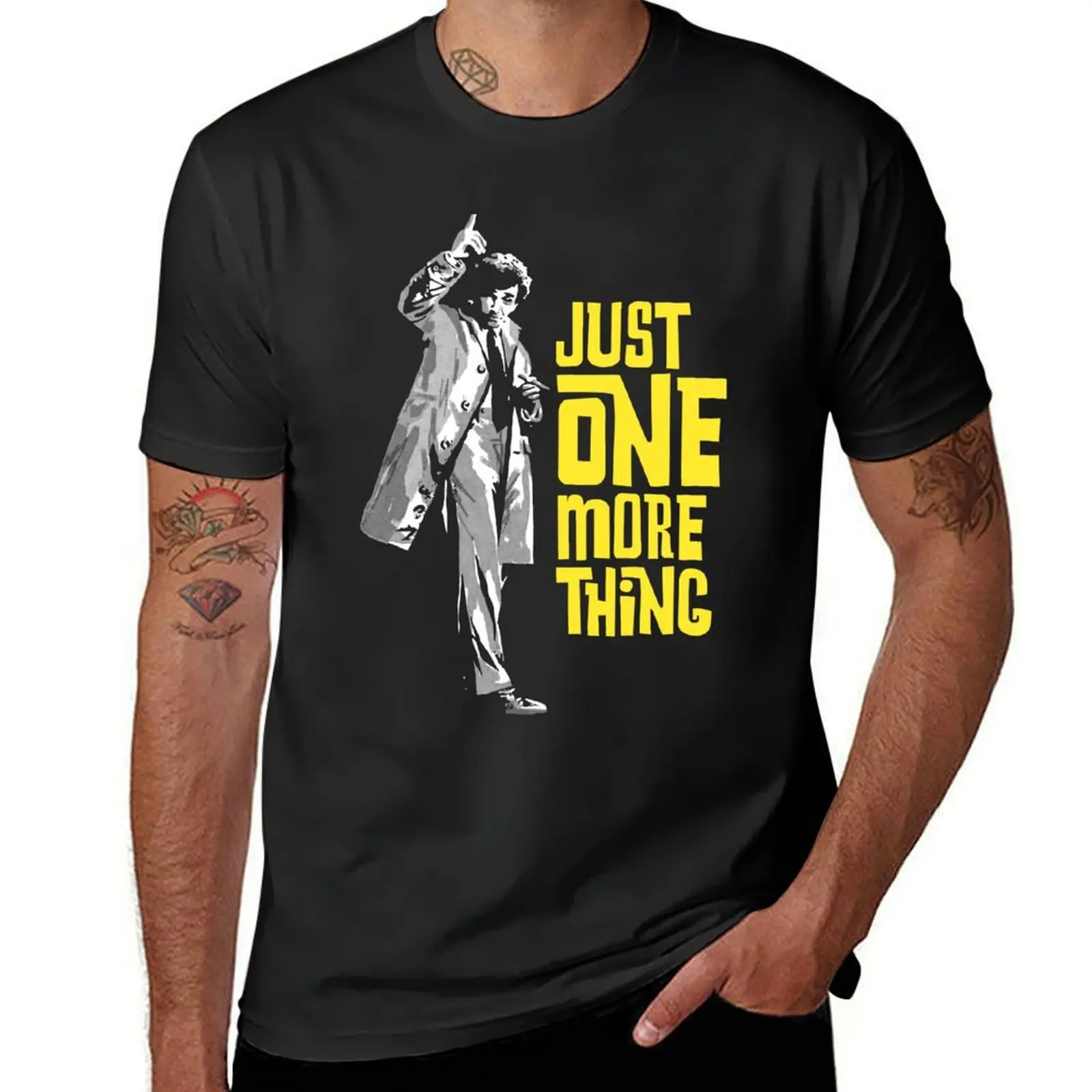 

Columbo - Just One More Thing T-Shirt animal prinfor boys Short sleeve tee anime figures oversized t shirt men