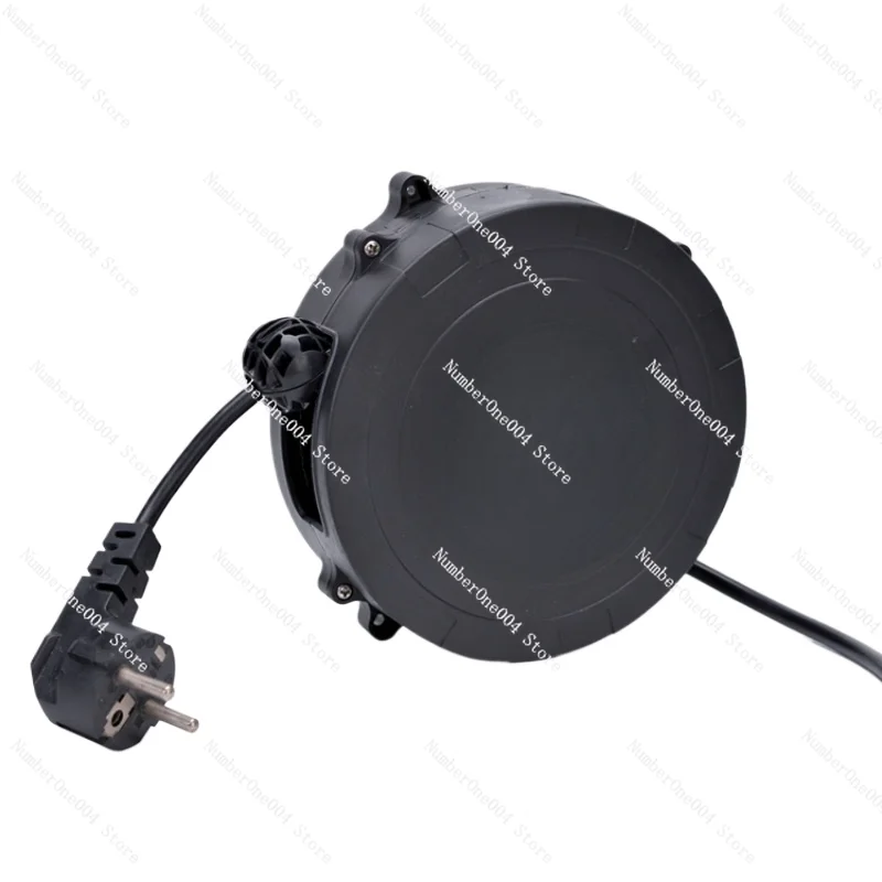 

Applicable to 3pin 1-5meters cable reel drum electric cord reel retractable with customized plug