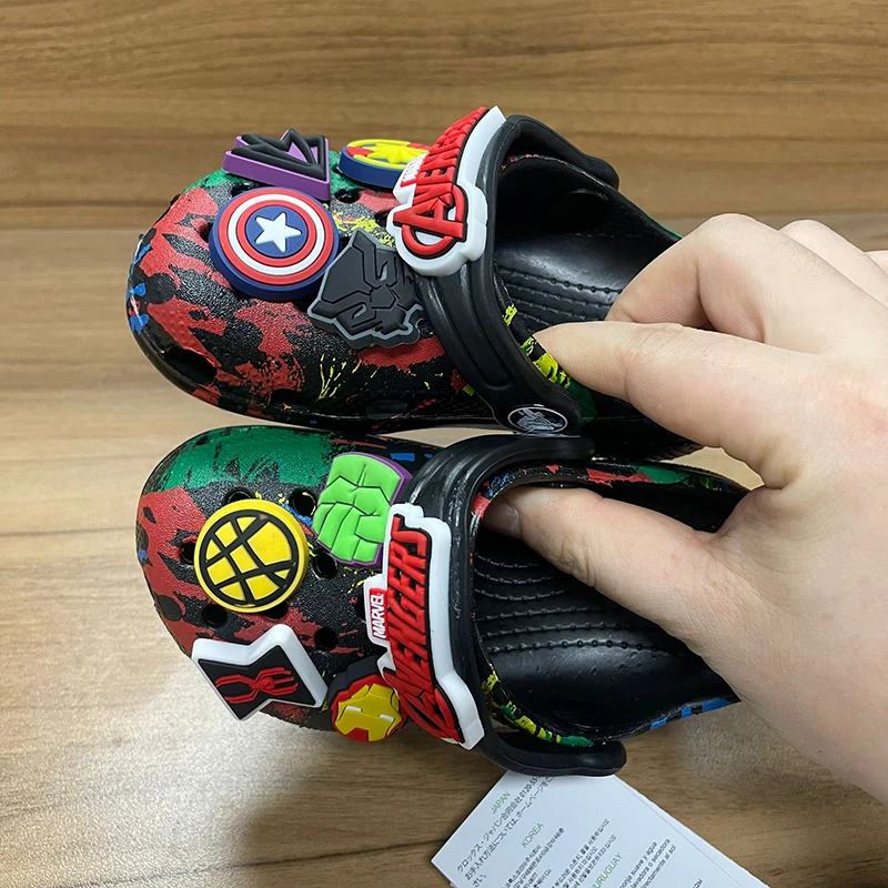 Hole Sandals Slippers Kawaii Eva Anime Home Shoes Outdoor Casual Breathable Beach Shoes Summer Slippers For Kids Gift image 2