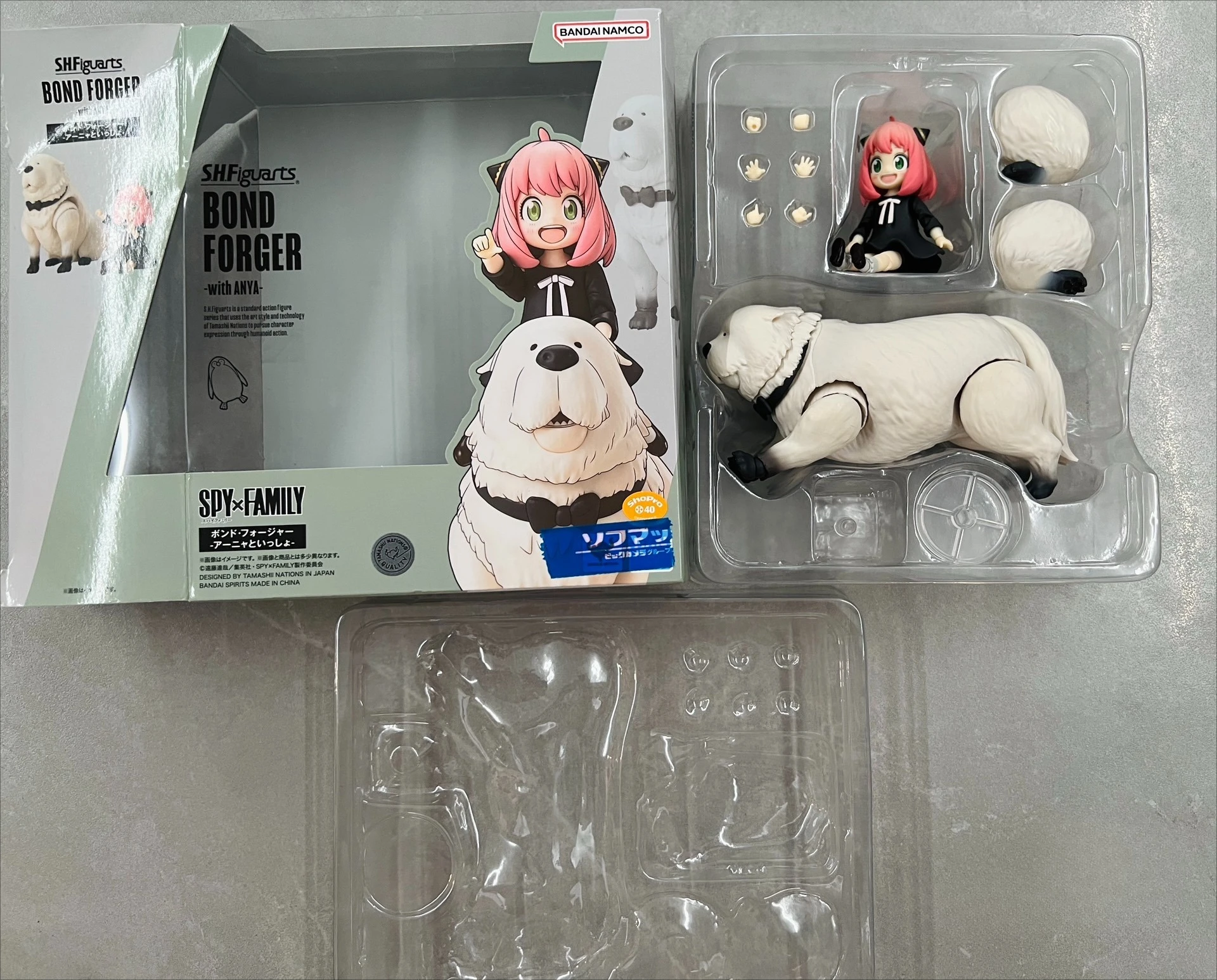 

In Stock SHF Spy Player SPYxFAMIL Anya Bond Activated Figure Toy Children's Gift