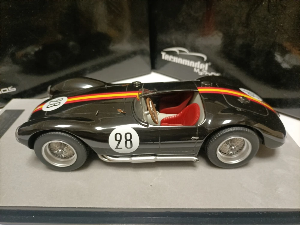 Tecnomodel 1:18 A6GCS #28 LeMans 1964 Simulation Limited Edition Resin Metal Static Car Model Toy Gift