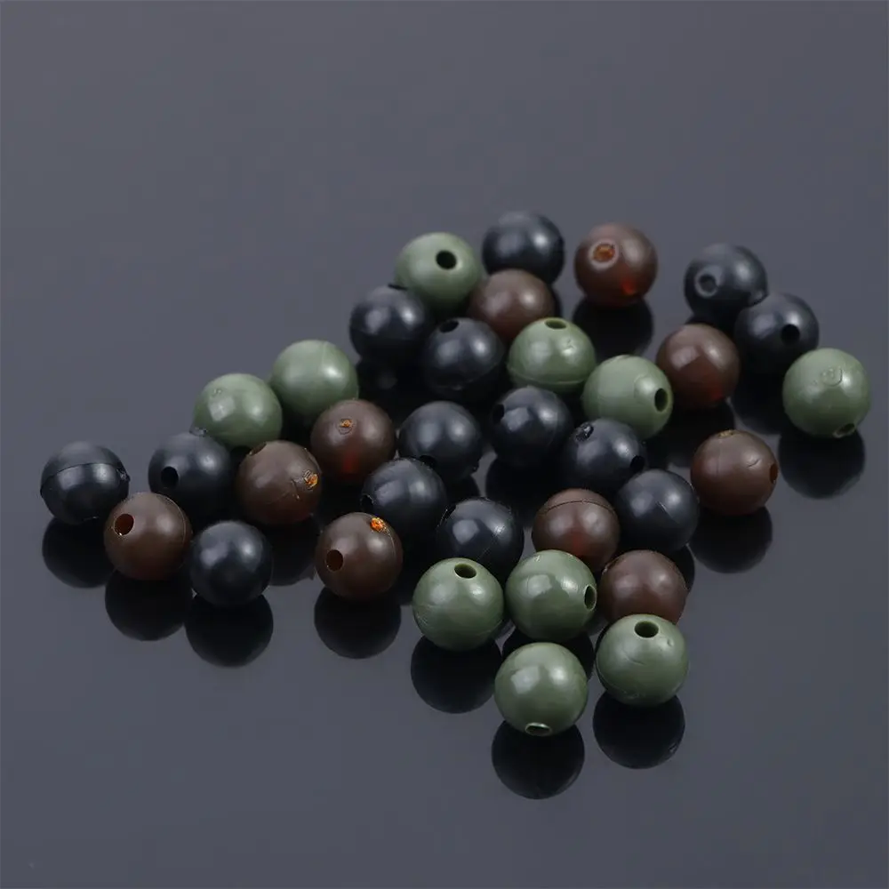 Bumper Beans Fishing Soft Bead Bobber Stopper Float Line Set Space Bean Anti-winding Beans Bead Stopper Fishing Beads Stopper