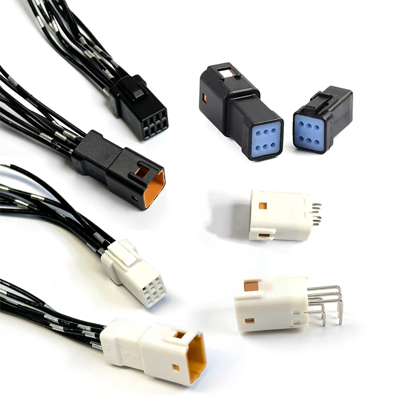 6 Pin Car JST Mini Waterproof Connector Motorcycle Modified Male and Female Harness Plug 06R-JWPF-VSLE-S/06T-JWPF-VSLE-S