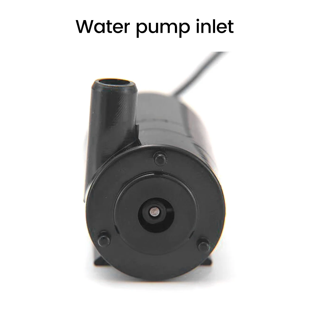 DC3-5V Mini Quiet USB Brushless Motor Pump Portable Submersible Water Pump Hydroponic Fish Tank Circulating Water Craft Fountain