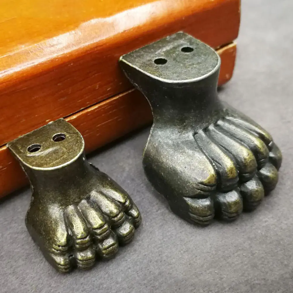 

10pcs Tiger Claw Feet For Wooden Boxes Protective Corner Caps Furniture Leg Covers Decorative Bases Suitcase Accessories