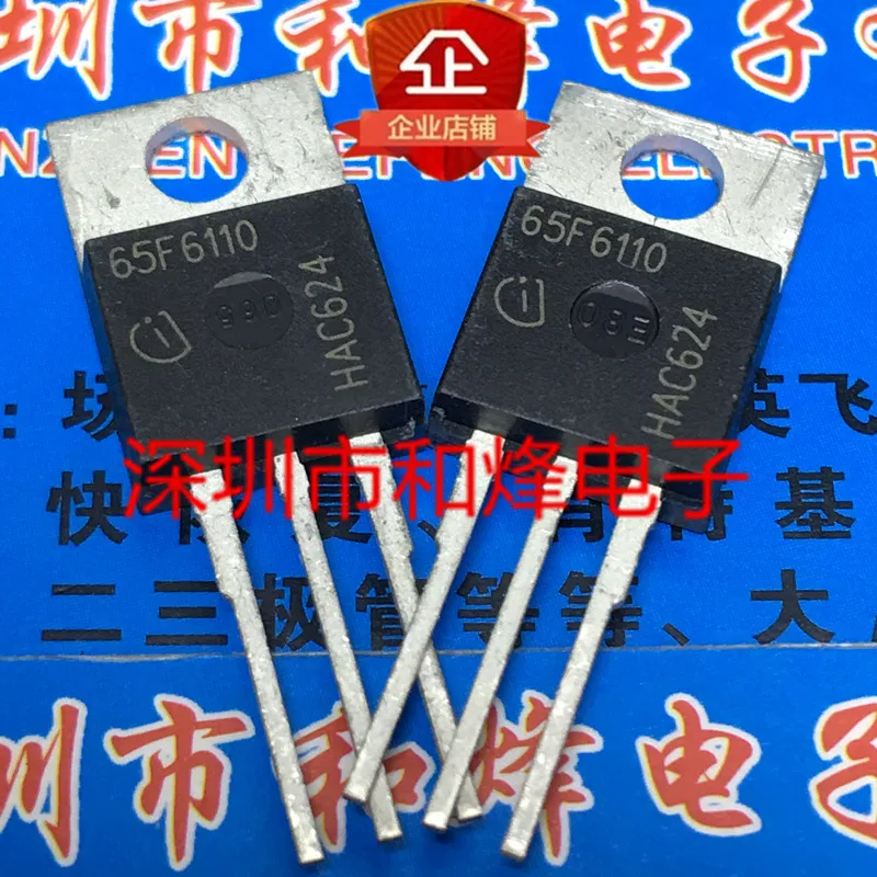 5PCS-10PCS 65F6110 IPP65R110CFD  TO-220 700V 99.6A On Stock  New And Origjnal