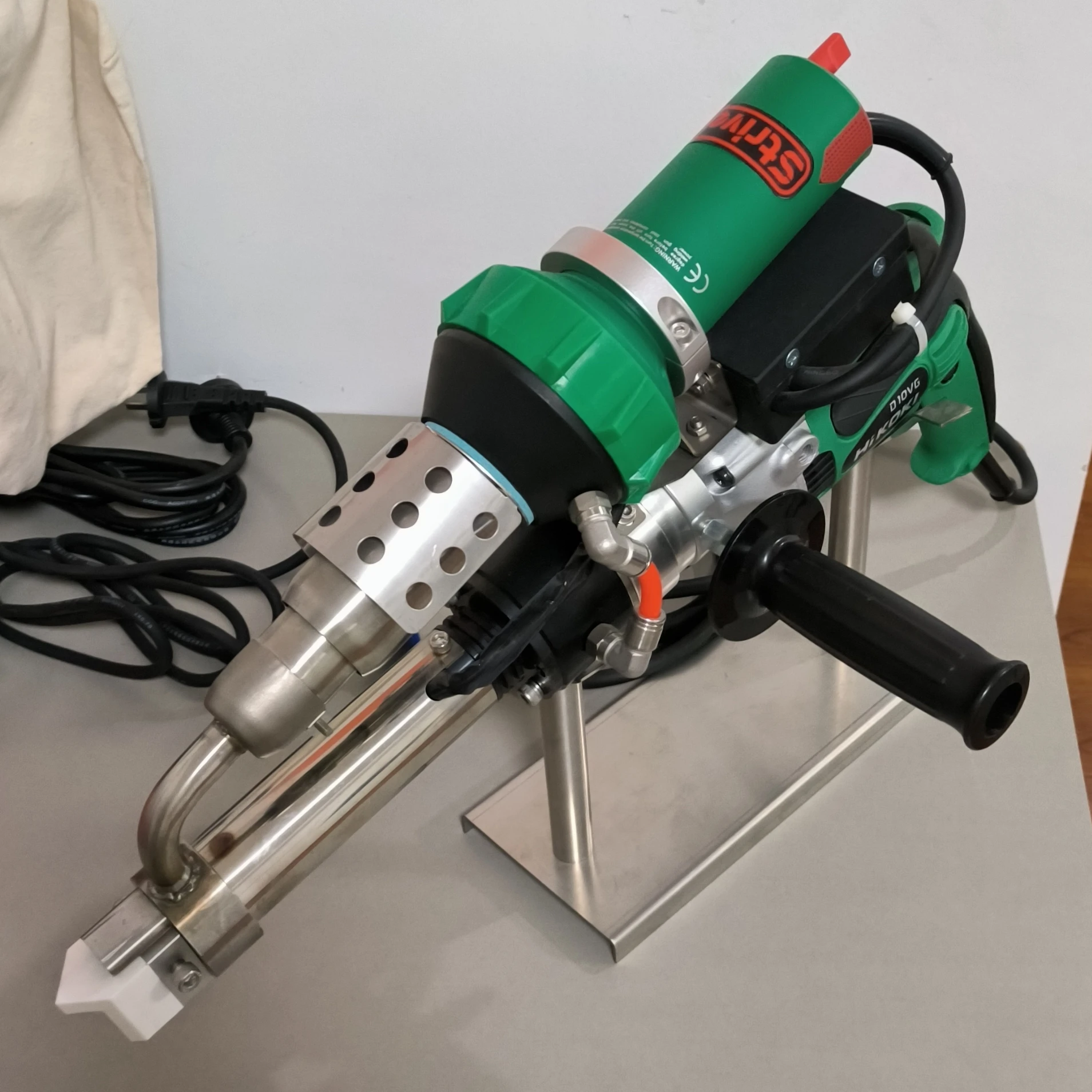 

3600W Powerful Handheld HDPE Plastic Sheet Extrusion Machine Hot Air Extruder Welding Machine For HDPE PP PE Geomembrane Sheet