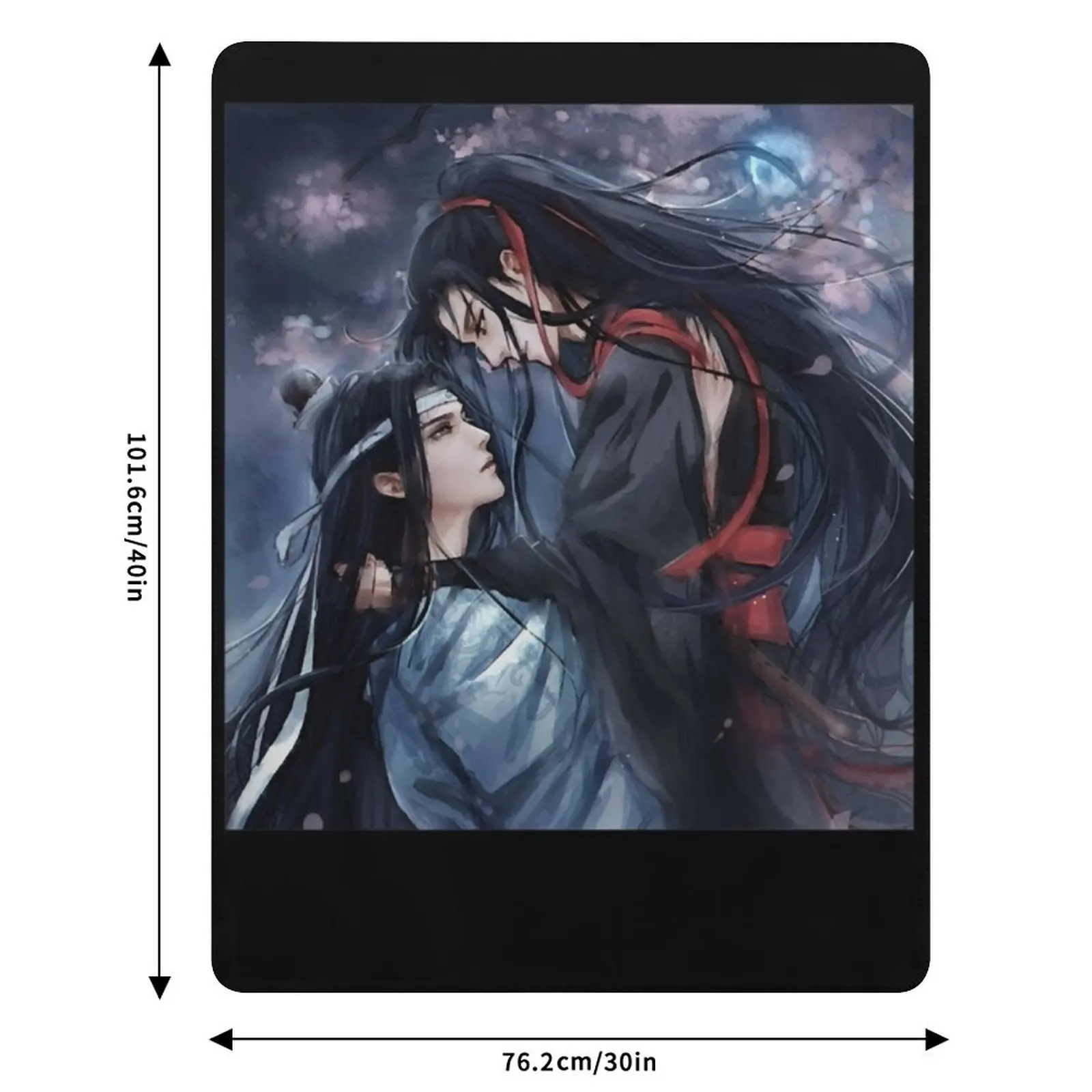 رجل المفضلة مو داو زو شي هدية لعيد ميلاد رمي بطانية Hairys بياضات السرير الفاخرة رشاقته أفكار هدية عيد الحب بطانية