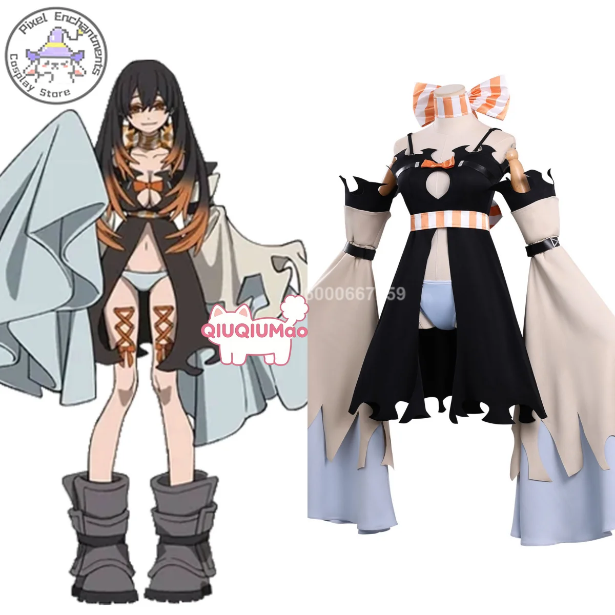 

Gachiakuta Cosplay Costume Anime Amo Newly Arrival Role Playing Uniform Outfit for Women Adult Comic Con Halloween Party Suits