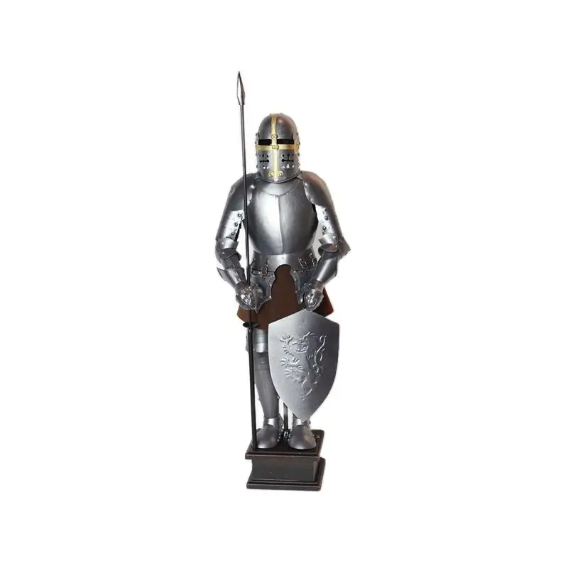 

European-style Iron Sculpture for Home Decoration, Small Armor Ornaments, Table Decoration, Hotel Club, Craft