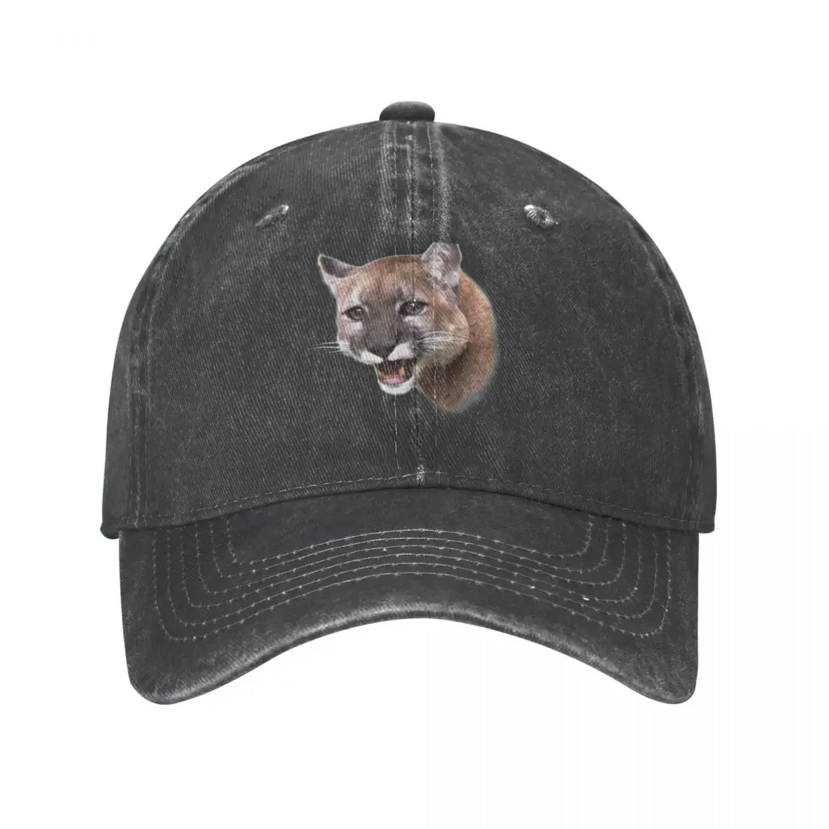 

Mountain lion Cowboy Hat Gentleman Hat Women Caps Men'S