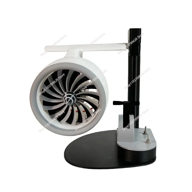 

Turbofan Engine Model Toy Home Fan Contains Ultrasonic Atomization Red Light Tail Flame Device 3D Printed Exquisite Toy