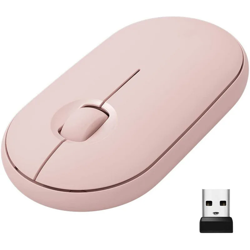 Colorful Pebble Wireless Bluetooth Mouse Original Mini Thin 1000DPI High Precision Optical Tracking Unifying for Laptop PC