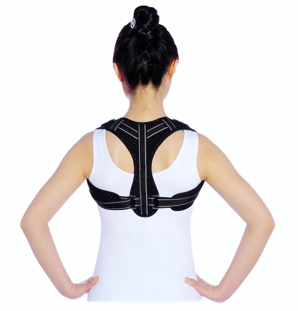 Adjustable Back Shoulder Posture Corrector Belt Clavicle Spine Support Reshape Your Body Home Office Sport Upper Back Neck Brace