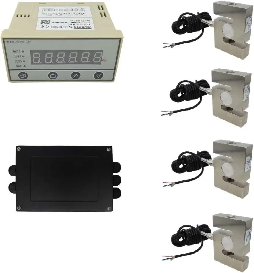 2026 Hot Sale Hopper Scale Weighing Tank S Load Cell Sensor Kit 1T 2T 3T 5T with Junction Box and Indicator for LCLY-B03