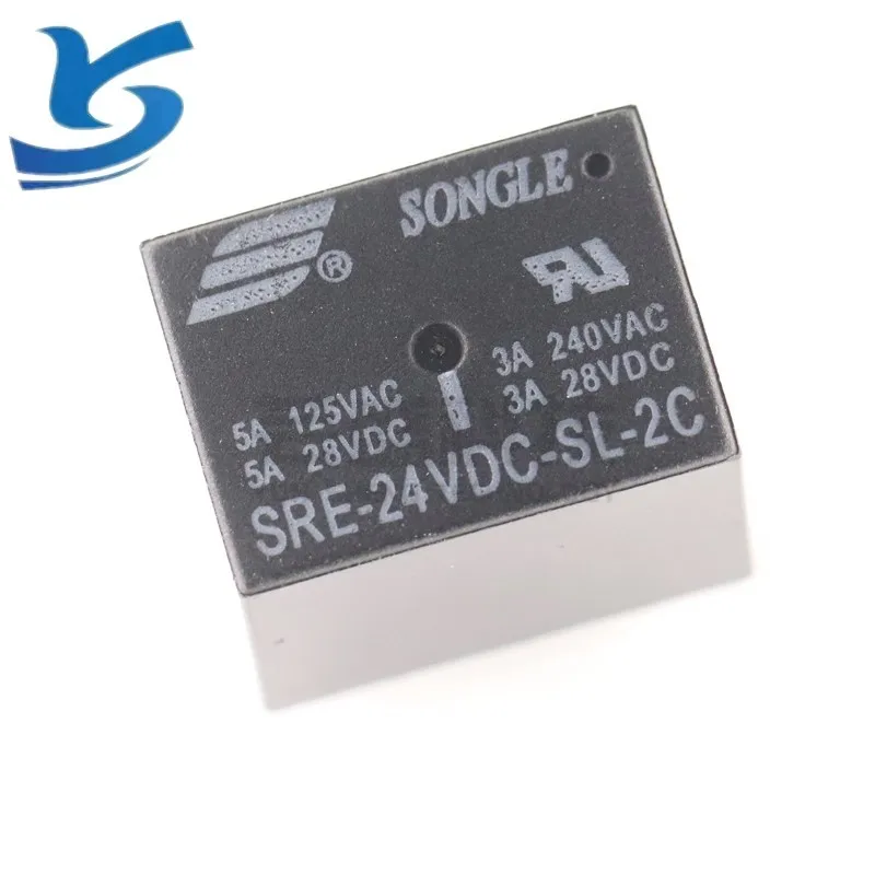 sre-24vdc-sl-2c relay 5V 12V 24V Original New AC/DC POWER DIP 4-pin 5-pin In stock