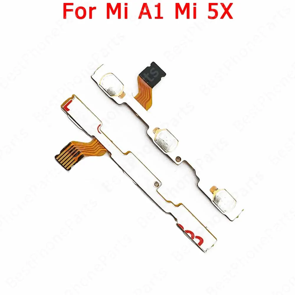 For Xiaomi Mi A2 Lite 6X A3 Mix 2 2S Max 3 4 A1 5X Power On Off Side Button Volume Replacement Spare Parts Flex Cable