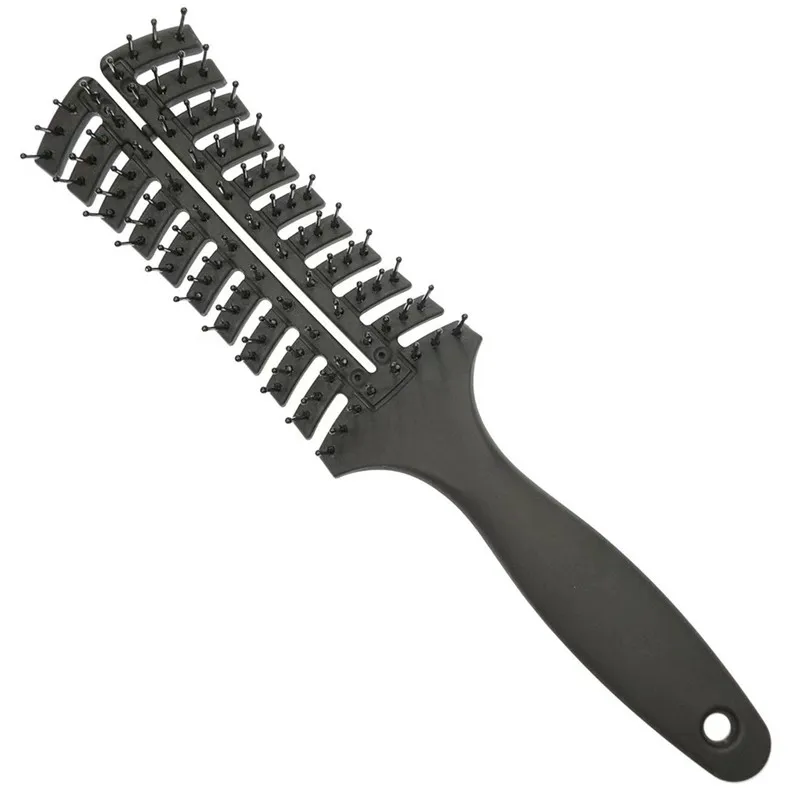 New Type Professional Paddle Hair Brush Natural  Nylon Extension Detangling Massage Scalp Hair Brush