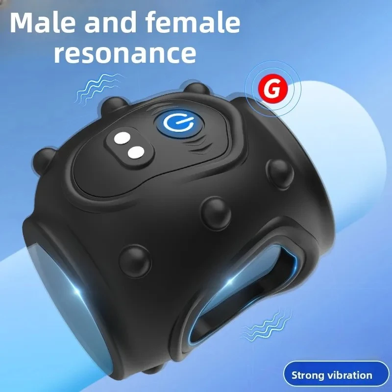 Penis Ring Vibrator Penis Extender for Couple G Spot Stimulation Vibrating 10 vibration modes Cock Ring Sex Toy for Men adult