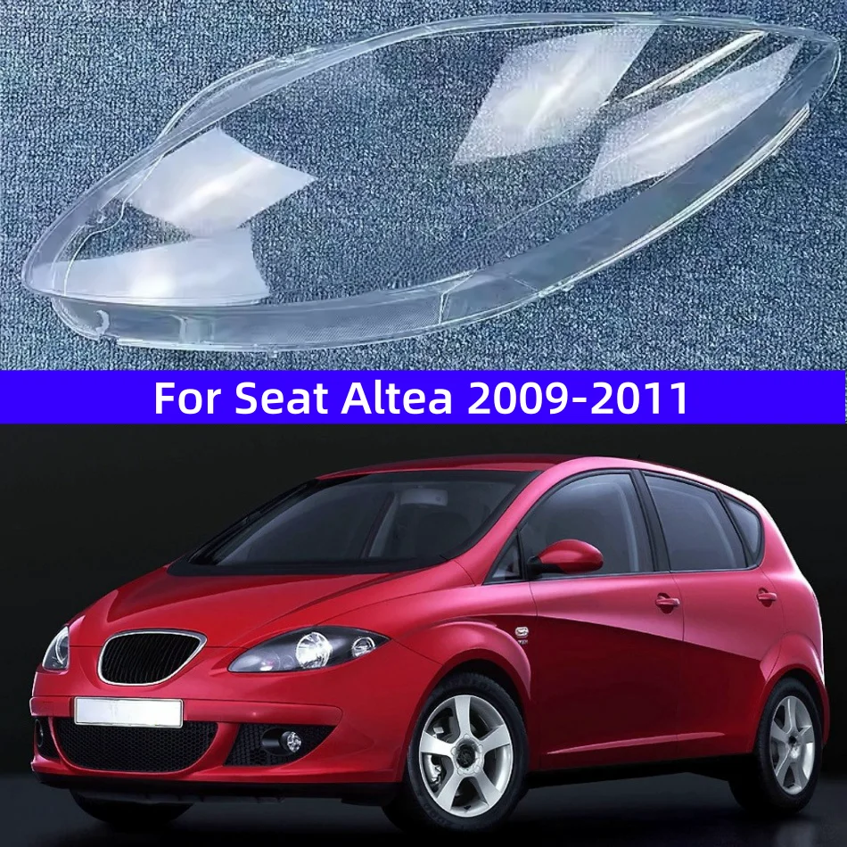 

For Seat Altea 2009 2010 2011 Headlamp Lamp Cover Transparent Headlight Shell Lens Plexiglass Replace The Original Lampshade