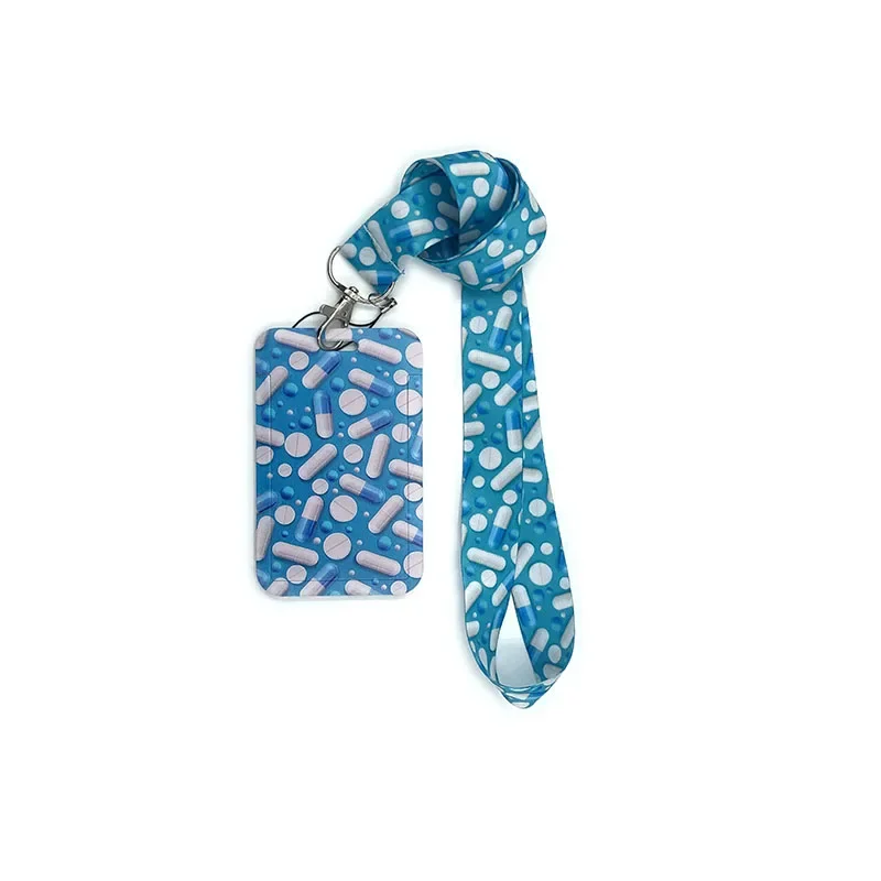 verpleegster kaarthouder Mooie tanden identiteitskaart pass hang accessoires houder sleutelhanger lanyard Student Bus Kaarthouder Case passr kaart