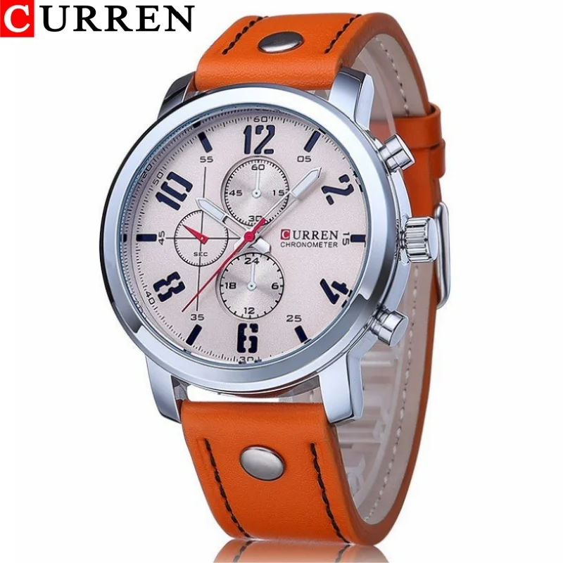 

CURREN 8192 8230 8124 8208 оригинальные классические распродажа мужские часы кварцевые повседневные модные поясные хронографы не в наличии