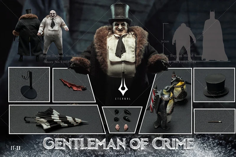 Eternal Toy ETX8 1/6 Comics Villain Gentleman of Crime Penguin Jazz Full Set 12