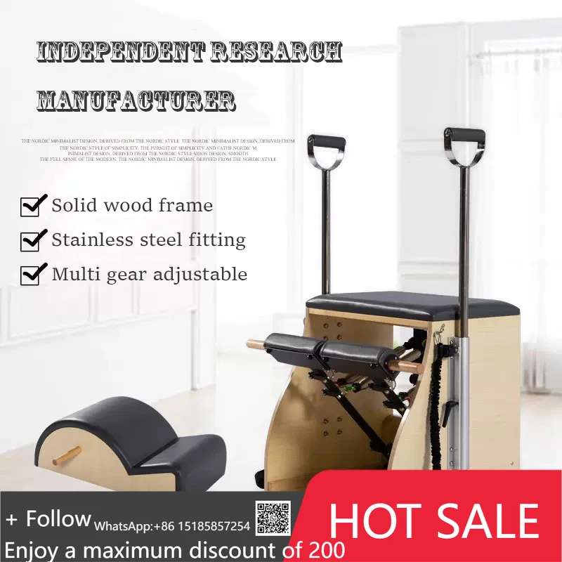 

Pilates Stable Step Chair Ladder Bucket Project Yoga Studio Private Teaching Equipment Gym Core Training Bed Large Equipment