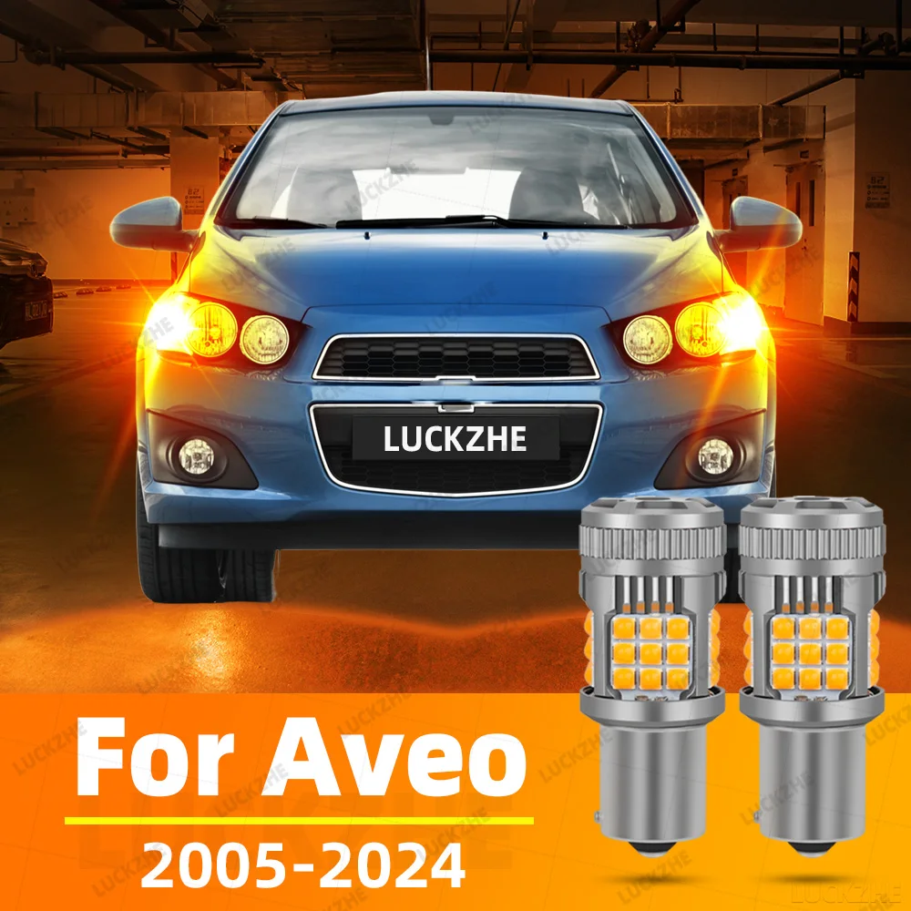 

For CHEVROLET Aveo Turn Signal Light LED Blinker Bulbs Lamp 2005-2017 2018 2019 2020 2021 2022 2023 2024 Yellow Super Bright