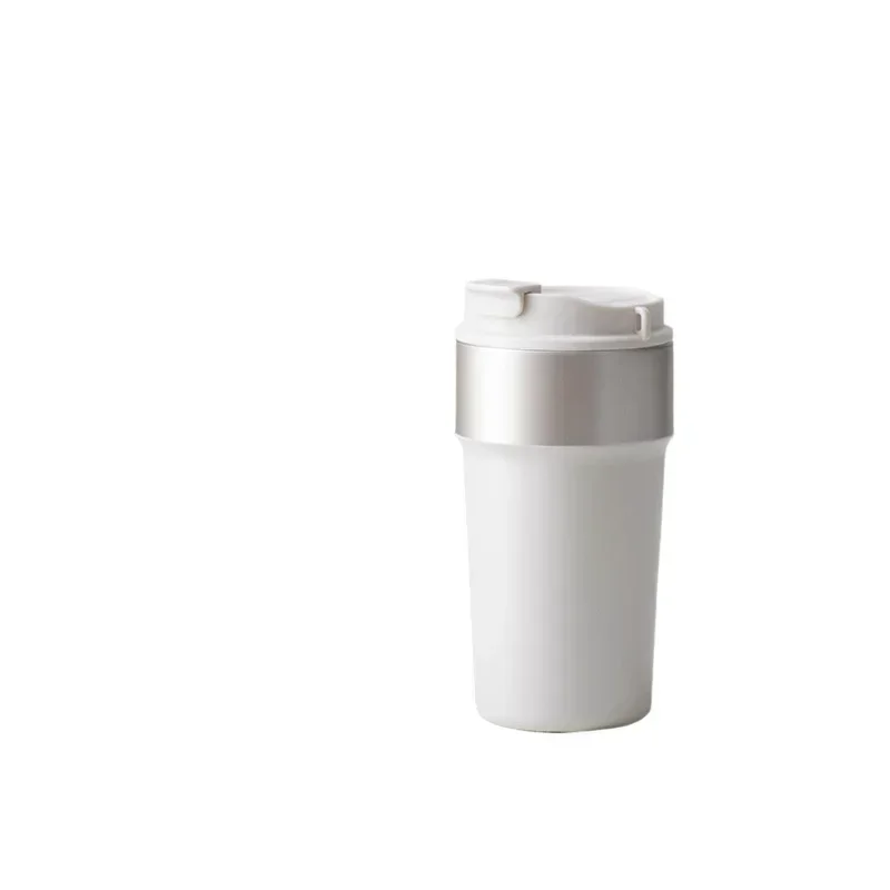 Thermos cup female 316 stainless steel coffee 500ml straw drinking water cup