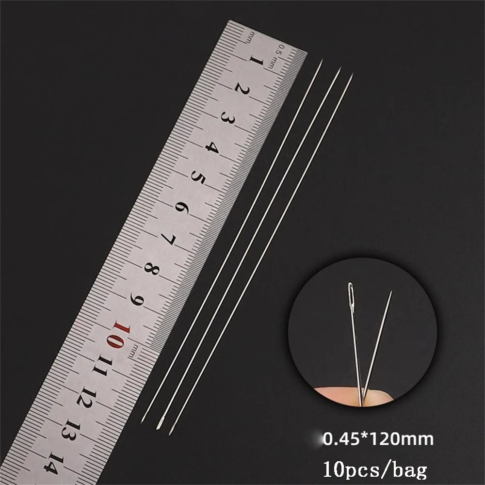 10pcs/bag Fine Bead Needles DIY Craft Tools Sewing Tool Daily Use Needles Jewelry Bracelet Necklace Making Beads Pins