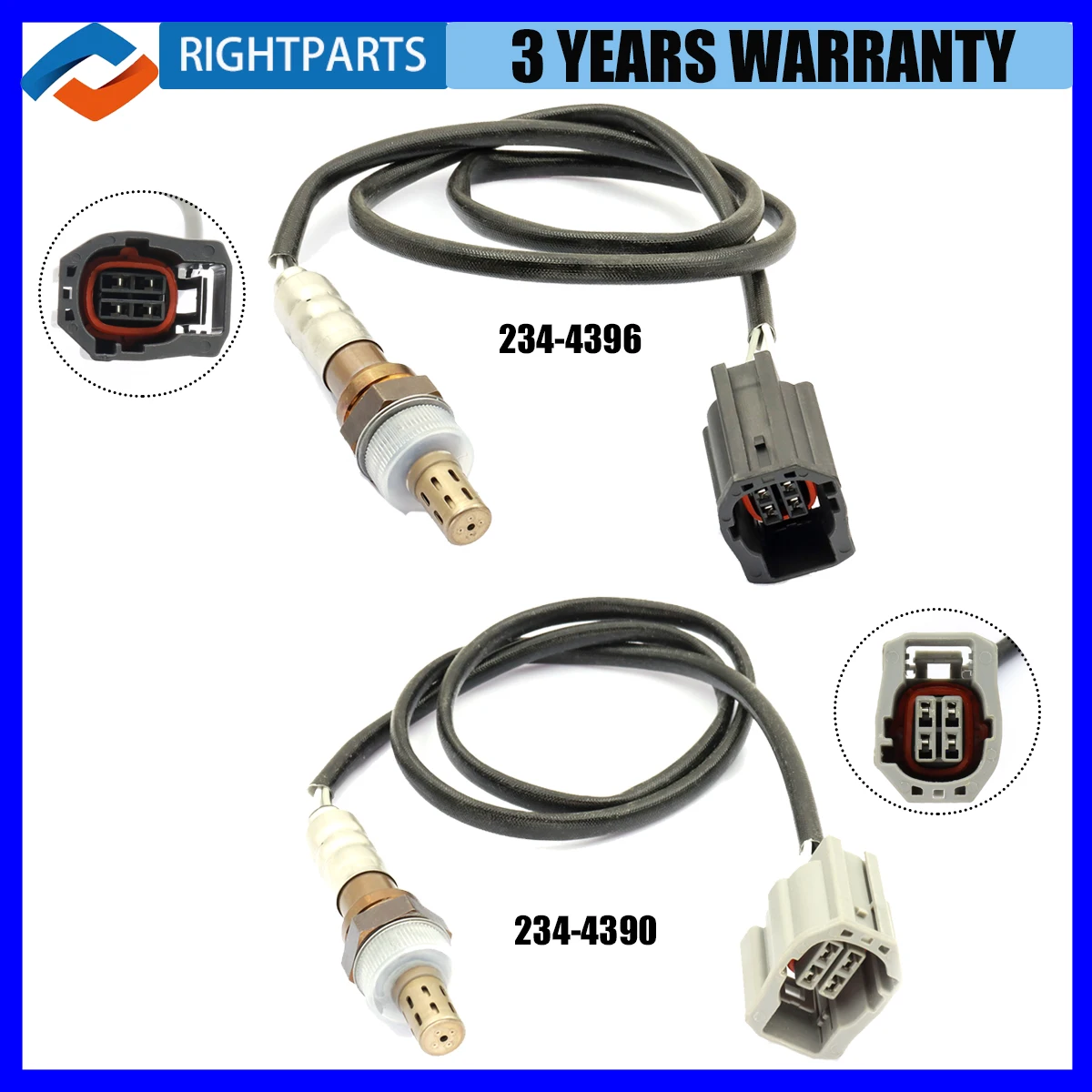 

234-4390 234-4396 Upstream+Downstream Oxygen Sensor For Mazda 3 2.0L 2004-2005 Mazda 5 2.3L 2006-2007 LF66-18-861B LF68-18-861B